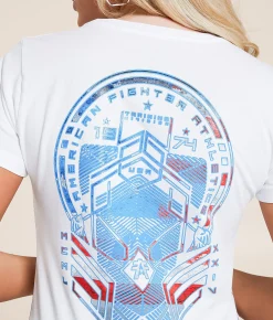 Tops | American Fighter Burley T-Shirt White