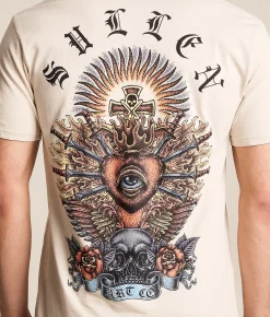 Tops|Graphic T-Shirts | Sullen Burner T-Shirt Brazilian Sand