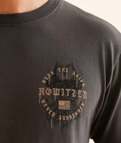 Howitzer Burn The Ships T-Shirt Vintage Black Best