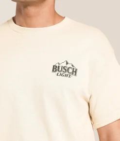 Tops|Graphic T-Shirts | Brew City Busch Camo Can Pheasant T-Shirt Sand