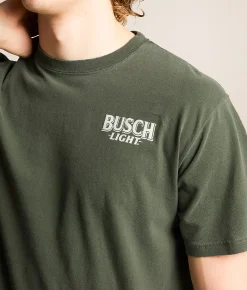 JEDCo Busch Lab Duck Scene T-Shirt Moss Online