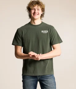 JEDCo Busch Lab Duck Scene T-Shirt Moss Online