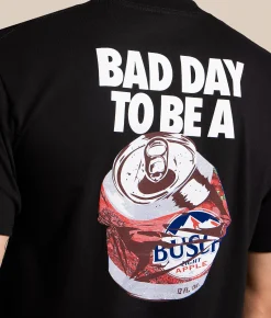 Brew City Busch Light Apple T-Shirt Black Outlet
