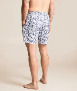 Tropical Bros. Busch Light Bass Lures Stretch Swim Trunks White Discount