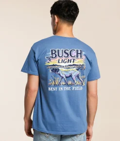 JEDCo Busch Light Best In The Field T-Shirt Slate Blue