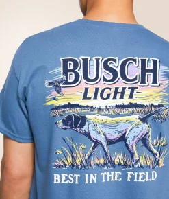 JEDCo Busch Light Best In The Field T-Shirt Slate Blue