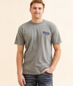 JEDCo Busch Light Buck T-Shirt Grey