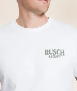 JEDCo Busch Light Camo Dog T-Shirt White Best