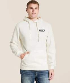 Tops | JEDCo Busch Light Camo Logo Hooded Sweatshirt Ivory