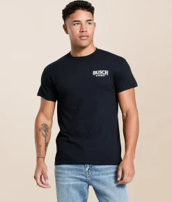 JEDCo Busch Light Cowboy Tough T-Shirt Black Sale
