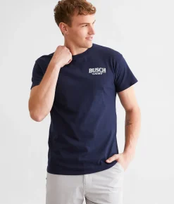 JEDCo Busch Light Crushin' It T-Shirt Navy