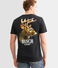 JEDCo Busch Light Deer T-Shirt Black Online