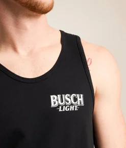 JEDCo Busch Light Dock Of The Lake Tank Top Black Best