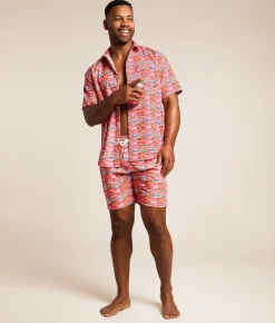 Tropical Bros. Busch Light Fishing Lures Stretch Shirt Coral Discount