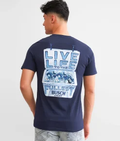 Graphic T-Shirts | JEDCo Busch Light Fullest T-Shirt Navy