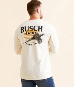Graphic T-Shirts | Brew City Busch Light Hunting Pheasant T-Shirt Natural