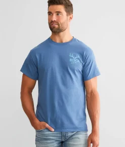 Brew City Busch Light Hunting T-Shirt Indigo New
