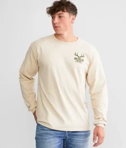 Graphic T-Shirts | Brew City Busch Light Hunting T-Shirt Sand