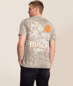 Tops|Graphic T-Shirts | JEDCo Busch Light Lab Duck T-Shirt Camo