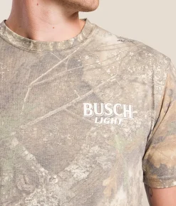 Tops|Graphic T-Shirts | JEDCo Busch Light Lab Duck T-Shirt Camo