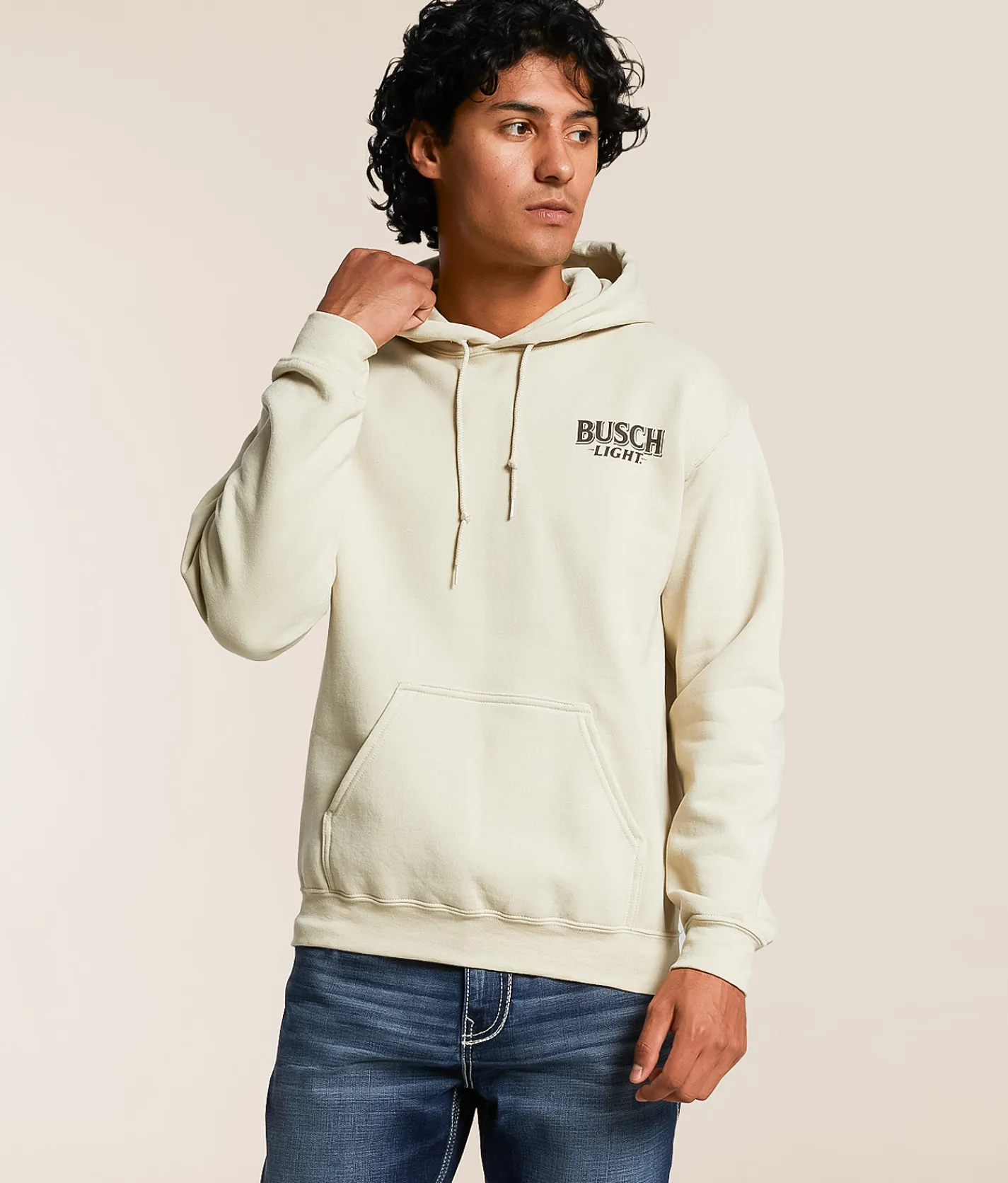 Tops | JEDCo Busch Light Marsh Lab Hooded Sweatshirt Sand