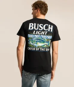 JEDCo Busch Light Measuring Tape T-Shirt Black Online