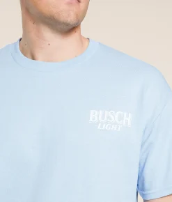 JEDCo Busch Light Measuring Tape T-Shirt Light Blue Best