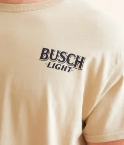 JEDCo Busch Light On Point T-Shirt Sand Discount