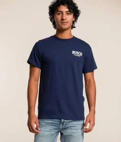 JEDCo Busch Light On Target T-Shirt Navy Online
