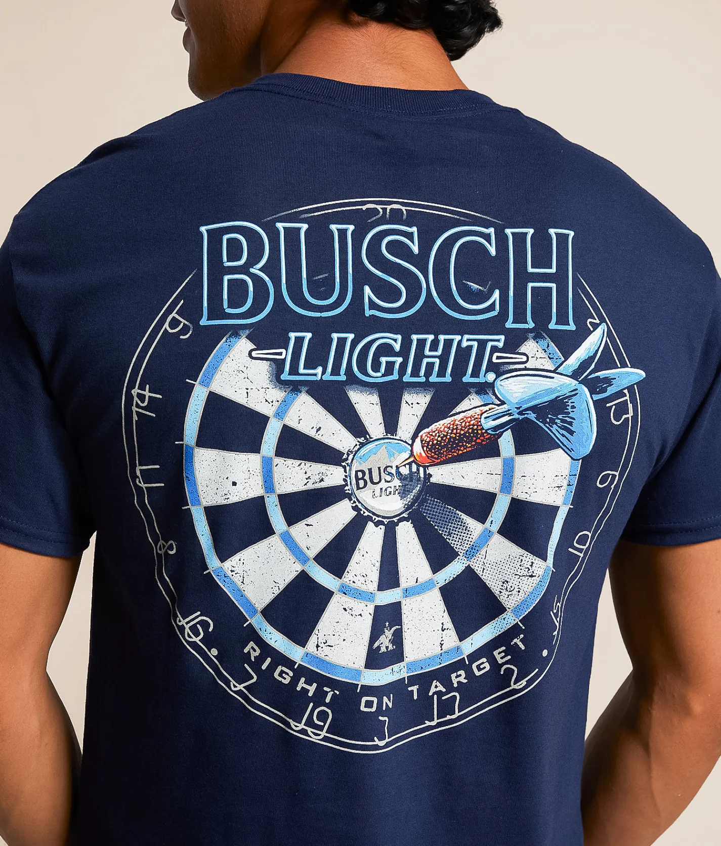 JEDCo Busch Light On Target T-Shirt Navy Online