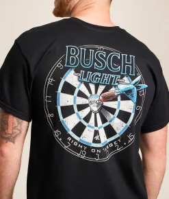 JEDCo Busch Light On Target T-Shirt Black Online