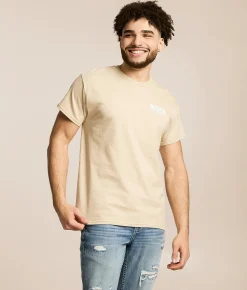 Tops|Graphic T-Shirts | JEDCo Busch Light Pheasant T-Shirt Sand