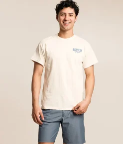 JEDCo Busch Light Pointer Boat T-Shirt Natural Sale