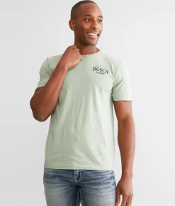 Graphic T-Shirts | Brew City Busch Light® Reach For The Mountains T-Shirt Sage