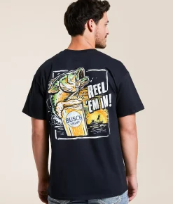Graphic T-Shirts | JEDCo Busch Light® Reel In T-Shirt Black