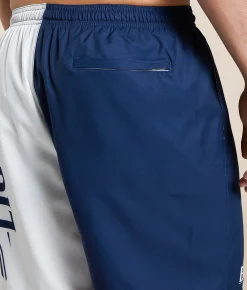 Bottoms|Swimwear | Calhoun Sportswear Busch Light Swim Trunks White