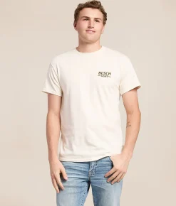 Tops|Graphic T-Shirts | Brew City Busch Light Wildlife T-Shirt Natural