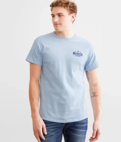 Brew City Busch Light Wildlife T-Shirt Light Blue Clearance