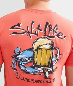 Salt Life Bushel N Beer T-Shirt Burnt Coral