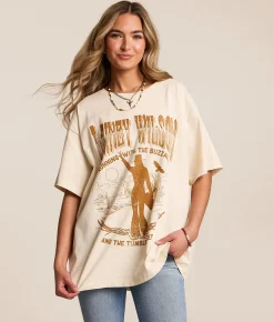 Tops | Wrangler® x Lainey Wilson Buzzards Band T-Shirt White