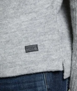 Tops | Outpost Makers Cable Knit Quarter Zip Sweater Ice Heather