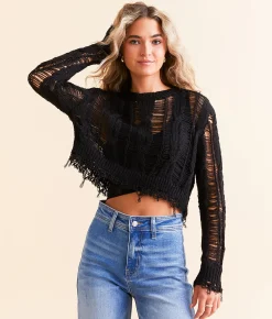Hyfve Cable Knit Sweater White Hot
