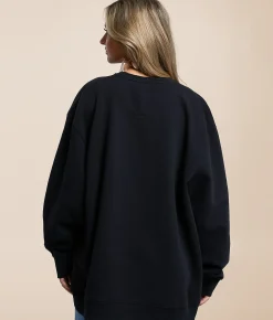 Wrangler® Cactus Flowers Oversized Pullover Black Sale