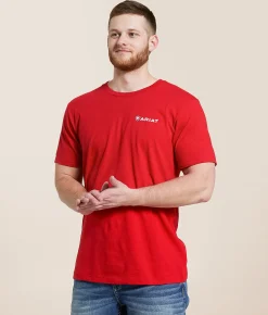 Ariat Cactus Rider T-Shirt Red Hot