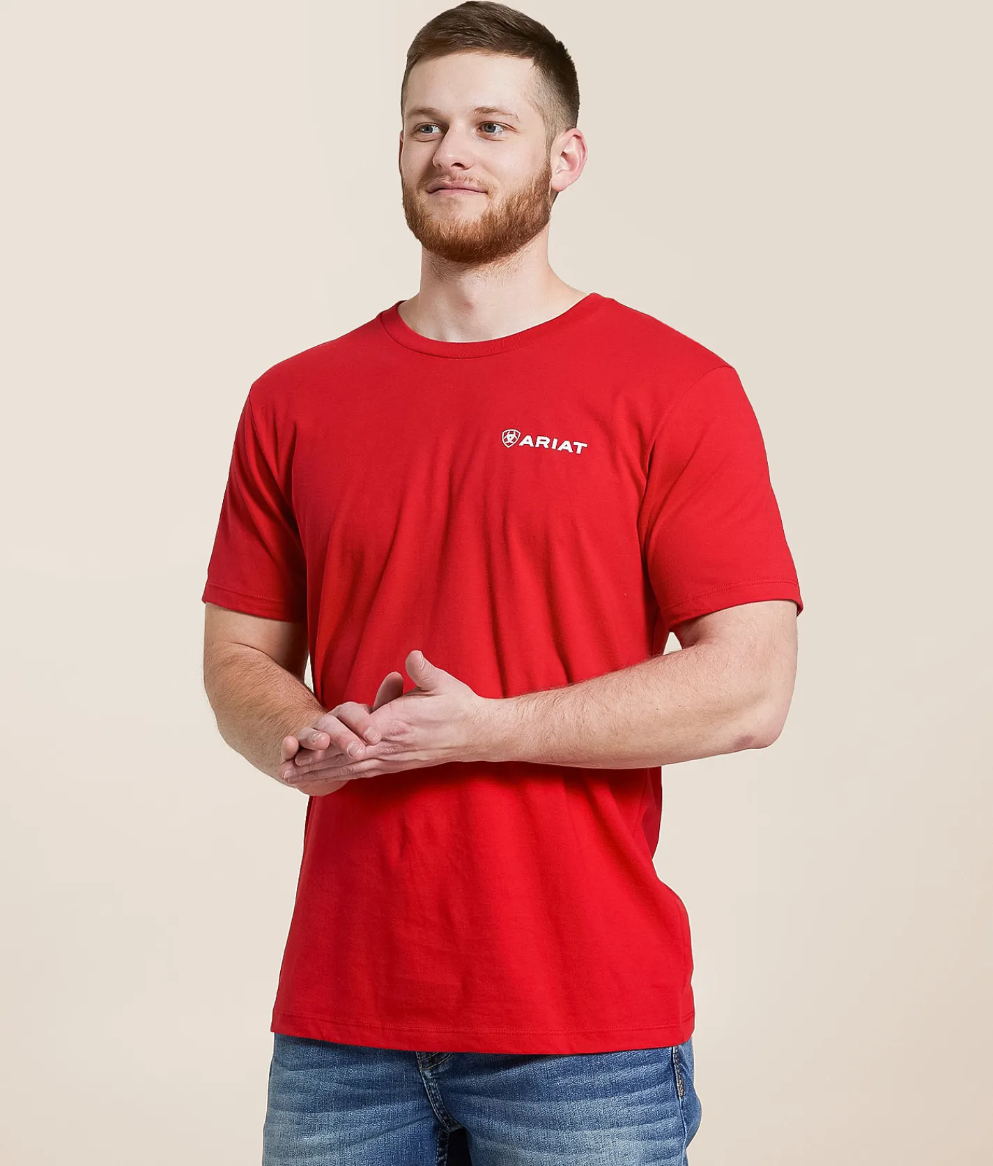 Ariat Cactus Rider T-Shirt Red Hot