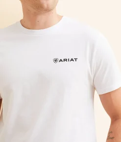 Graphic T-Shirts | Ariat Cactus Rider T-Shirt White