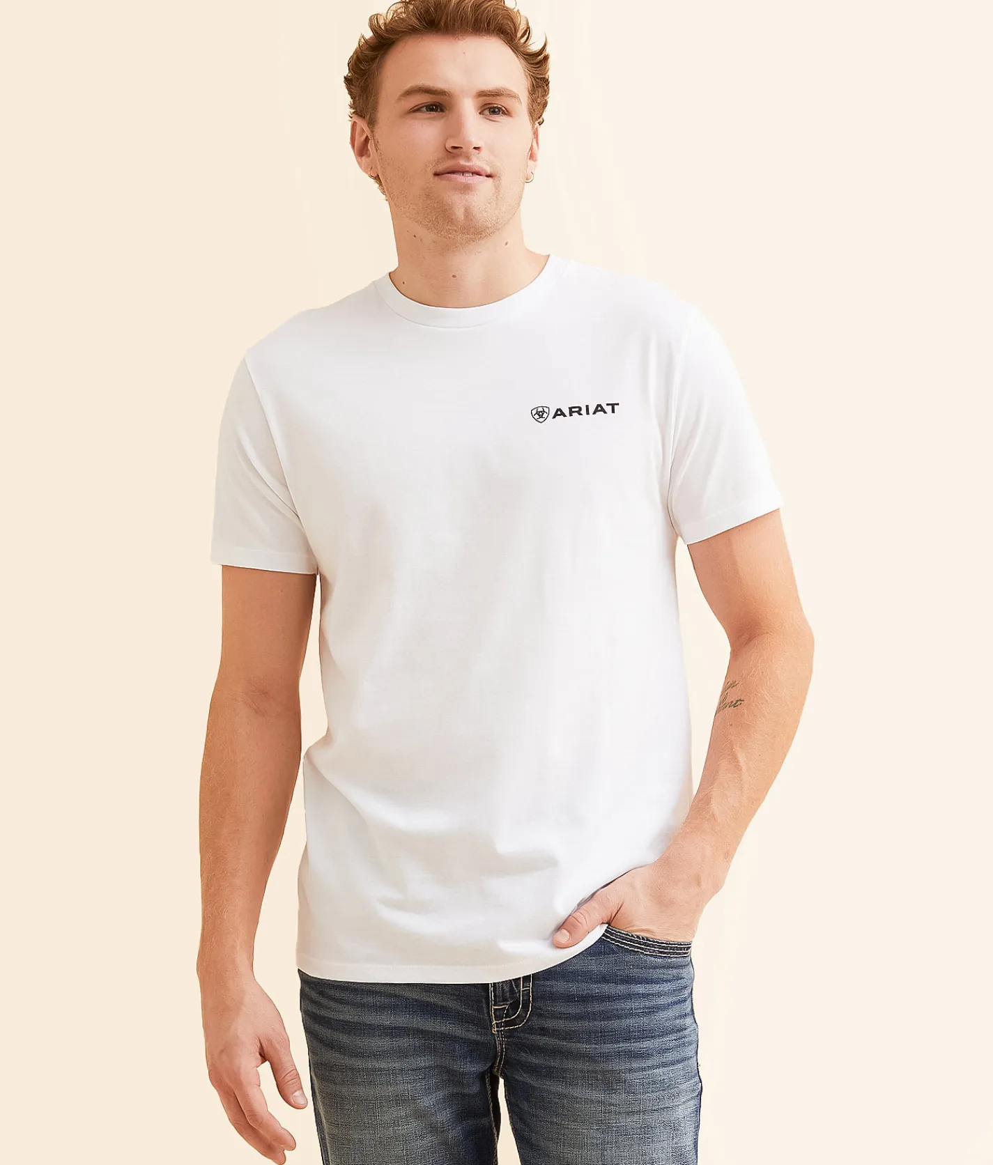 Graphic T-Shirts | Ariat Cactus Rider T-Shirt White