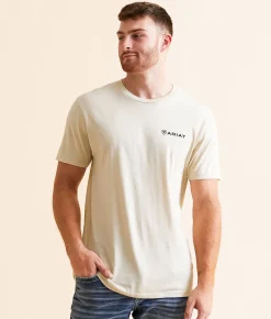 Ariat Cactus Valley T-Shirt Natural Discount