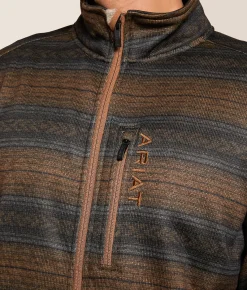 Ariat Caldwell Sweater Knit Jacket Light Brown Southwest Hot