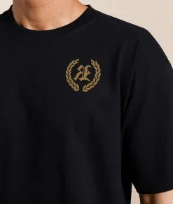 Tops|Graphic T-Shirts | Rock Revival Caleb T-Shirt Black